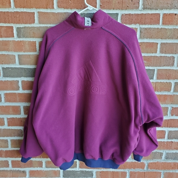 Vintage Adidas Jacket Coat Reversible Womens Size XL 90s - Picture 12 of 15